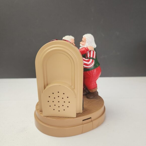 Santa Best Christmas Eve Musical Ornament Centerpiece - Plays Jingle Bell Rock - Picture 5 of 12